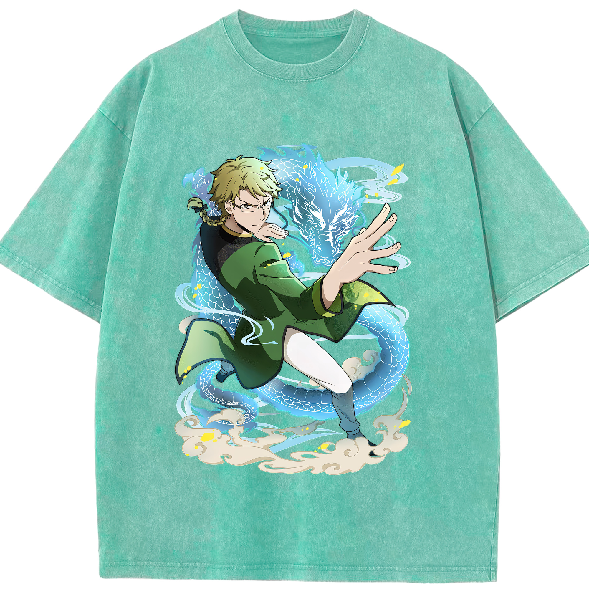 （画像用） 文豪ストレイドッグス Bungo Stray Dogs 綿100% ヴィンテージ風 半袖Tシャツ（フロントプリント）